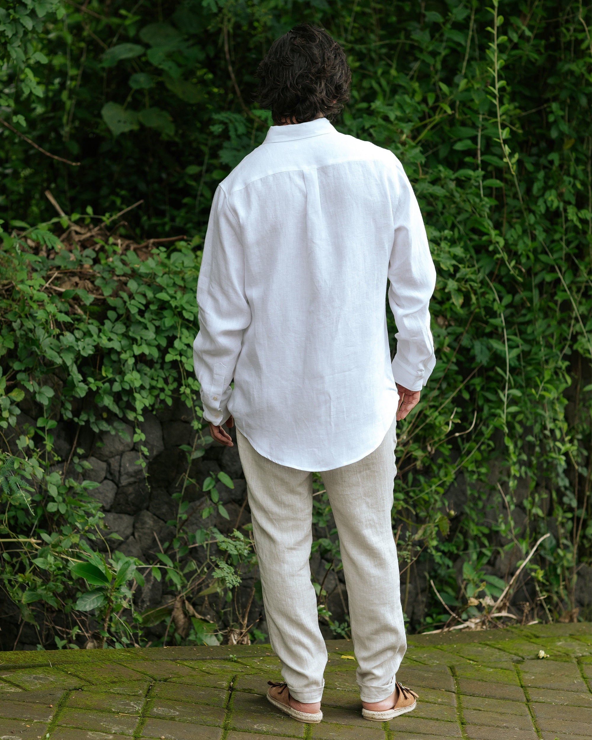 Black Linen Pants for Men - Lightweight Trousers - Relaxed Fit Casual Pants - Vacation Wedding Pants - Sustainable Menswear SOGLIO