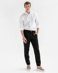 Black Linen Pants for Men - Lightweight Trousers - Relaxed Fit Casual Pants - Vacation Wedding Pants - Sustainable Menswear SOGLIO